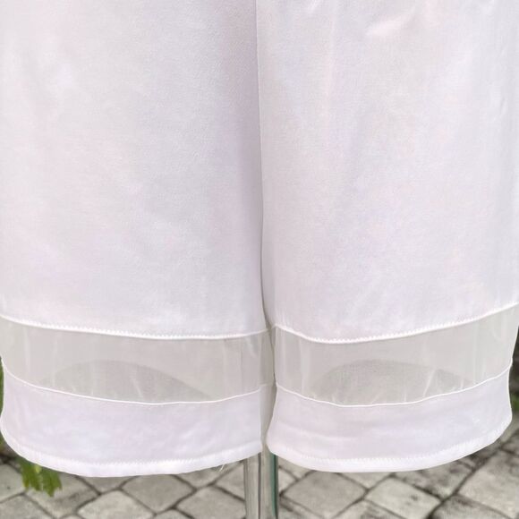 Zara High Waisted Mesh Cutout Shorts - Picture 5 of 8